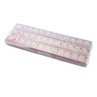 ราคา Aro เอโร่ ไม้บรรทัด PVC ใส ชนิดแข็ง 12นิ้ว (36ชิ้น) ไม้บรรทัดพีวีซี (41755067902)