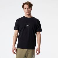 ราคา New Balance Mens NB Essentials Graphic Short Sleeve 2 - สีดํา (26062392505)
