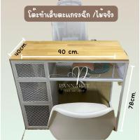 ราคา โต๊ะทำเล็บ/โต๊ะทำงาน ไม้จริง โครงเหล็กตะแกรงฉีก (25146813158)