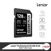 ราคา Lexar SILVER PLUS 128GB UHS-I U3 V30 SD Card (เอสดีการ์ด) Full-HD 3D 4K RW205/150MB/s (LSDSIPL128G) เมมโมรี่การ์ด (27101267999)