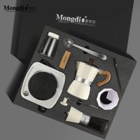ราคา Moka Pot Mongdio Moka Pot หม้อต้มกาแฟ Moka Pot Mongdio หม้อต้มกาแฟเซ็ตของขวัญชุดกาแฟมืออาชีพพร้อมเครื่องบด VATT (43376161986)