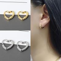 ราคา ต่างหูแฟชั่น Dongdaemun ยอดนิยมต่างหูรูปหัวใจเงินสเตอร์ลิงชุบ Anti-Allergic Non-Fading สาวต่างหู (43415824224)