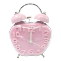 ราคา GF5059 นาฬิกาปลุกตั้งโต๊ะรูปแอปเปิ้ล-สีชมพู (69620406)
