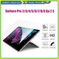 ราคา สําหรับ Microsoft Surface กระจกนิรภัยป้องกันหน้าจอสําหรับ Surface Pro 8 2021 (13 นิ้ว) / Surface Pro X 2021/2019 Pro 7/5/4 GO 1/2/3 BOOK 1/2/3 แล็ปท็อปหน้าจอแก้ว ฟิล์ม (26940652918)