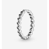 ราคา Pandora แหวนฉลุรูปหัวใจ (ไซส์48) (25590081394)