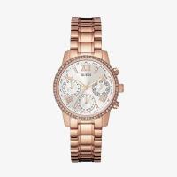 ราคา Guess นาฬิกาข้อมือผู้หญิง Mini Sunrise Chronograph Rose Gold รุ่น W0623L2 (6235861345)