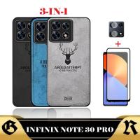 ราคา LAYER 3-in-1 Softcase Cover INFINIX NOTE 30 PRO DEER Canvas Motif Bonus กระจกนิรภัยหน้าจอและกล้อง (42922716369)