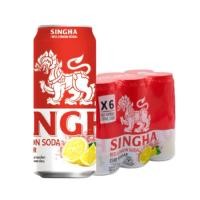 ราคา สิงห์ แดงเลมอนโซดา ไม่มีน้ำตาล (ปริมาตรสุทธิ 330มล.×6กระป๋อง) (23415158923)