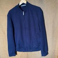 ราคา Zara Navy Zipped Bold Bomber Jacket Man (44105794525)