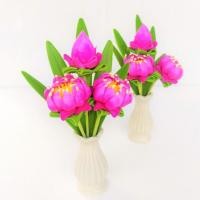 ราคา แจกันดอกบัวหลวงทำจากดินไทยผสมดินญี่ปุ่น งานแฮนด์เมคสวยๆ ขนาดเล็ก สไตล์วินเทจ แพค 1 คู่ (12355754397)