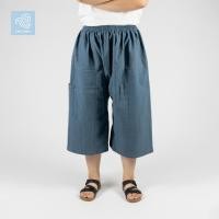 ราคา สีเทาเข้ม (ความยาว 3 แบบ) กางเกงเล กางเกงสะดอ กางเกงขาก๋วย ผ้าฝ้าย เอวยางยืด (22419030689)