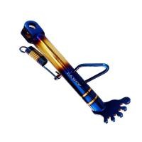 ราคา ขาตั้งข้าง+สปริง HONDA-MSX125=SMASH=MIO=W100=125=W110i=SUPER CUP สีไทเทเนียมทอง (25715118710)