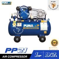 ราคา ปั๊มลมสายพาน PUMA PP21-PPM220V 1HP 220V. ถัง 92 ลิตร (40170896568)