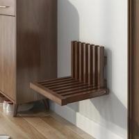 ราคา รองเท้าพับไม้แข็งเปลี่ยนเก้าอี้ติดผนังบ้านรองเท้าประตูสวมเก้าอี้ติดผนังที่มองไม่เห็น (42061933339)