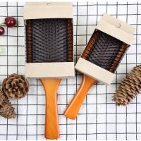 ราคา แปรงหวี​ผม หวีไม้ หวีนวดศรีษะ นวดดูแลรากผมเส้นผมหนังศรีษะ หวีไดร์ ด้ามไม้ #K-0006 (19279735836)