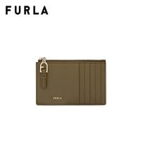 ราคา FURLA กระเป๋าสตางค์ผู้หญิง รุ่น FURLA NUVOLA M ZIPPED CARD CASE สี SAGE (26213541297)