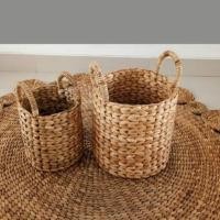 ราคา ตะกร้าสาน / ตะกร้า / ตะกร้าผักตบชวาธรรมชาติ เนื้อหา 2 (25137486008)