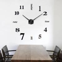 ราคา นาฬิกาติดผนัง ขนาดจัมโบ้ 3D DIY Clock ขนาดใหญ่ สติกเกอร์ อะคริลิค พร้อมส่ง มินิมอล โมเดิร์น 17054 (24132006874)
