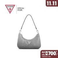 ราคา GUESS กระเป๋า รุ่น OY935072 ZALINA MINI TOP ZIP SHOULDER BAG สีเงิน (24391414138)