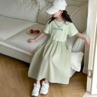 ราคา 0 ชุดเดรสเด็กกระโปรง Baby Casual All-Match Girls Big Children Baby Dress Summer Dress (40218843809)