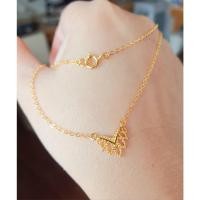 ราคา สร้อยคอโซ่อิตาลีพร้อมจี้ดีไซด์ทองแท้ชุบทองคำ18kแท้ๆ (20469454970)