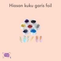 ราคา ตกแต่งเล็บเส้นฟอยล์ / ตกแต่งเล็บเส้น / ตกแต่งเล็บเส้น / ฟอยล์แต่งเล็บ / ฟอยล์แต่งเล็บ (22845562299)