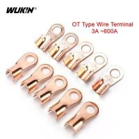ราคา Terminal OT 3/5/10/20/30/40/50/60/100-600A Splice Wire Dia Bare Copper Nose O Shape Crimp Naked แบตเตอรี่เชื่อมต่อสายเปิด Lug (24833643721)