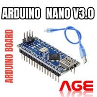 ราคา Arduino Nano V3.0 ATMEGA328 รุ่นใหม่ชิฟ CH340G พร้อมสาย Mini USB (20682546748)