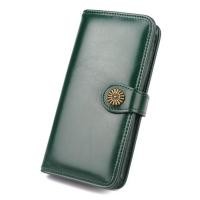 ราคา HIJAU PEACHE LEATHER กระเป๋าสตางค์ใบยาวผู้หญิง WA045G3 สีเขียวแบรนด์ระดับพรีเมียมแฟชั่นเกาหลี BATAM (43705790764)