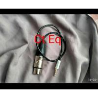 ราคา SENNHEISER แจ็คขนาดเล็ก 3.5 มม. senheiser สีขาวถึงสายออดิโอ canare ตัวเมีย Xlr (40571273149)