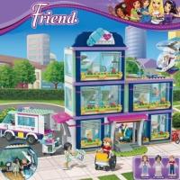 ราคา Chamaa ตัวต่อเลโก้จีน เลโก้เฟรน โรงพยาบาล SX3028 ชุด Friends Heartlake Hospital จำนวน 1091 ชิ้น (13614698778)