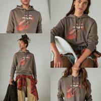ราคา Lucky BRAND X ROLLING STONES HOODIE (หิน) (29478060512)