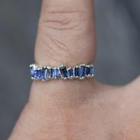 ราคา แหวนพลอยไพลินบางกะจะจันทบุรี(BLUE SAPPHIRE)เรือนเงินแท้92.5%ชุบทองคำขาว พลอยสีน้ำเงินกำมะหยี่เนื้อใ (29572206606)