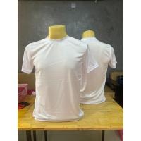 ราคา A048 เสื้อยืดคอกลมแขนสั้น เสื้อกีฬา เสื้อสีพื้น 10สี ผ้าไมโครโพลีเอสเตอร์ผิวเรียบหนา145แกรม ผ้ามันเงานุ่มลื่นหสีสดสวยงาม (26753254825)