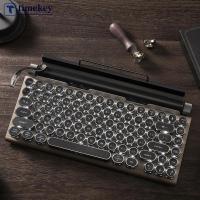 ราคา TME เครื่องพิมพ์ดีดคีย์บอร์ด 83 คีย์คีย์บอร์ดไร้สายวินเทจพร้อมโลหะรอบสวิตช์สีน้ําเงินคีย์บอร์ดแบบกลไก (44454286695)