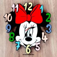 ราคา นาฬิกาแขวนแกะสลัก มินิ เมาส์ นาฬิกาแขวนแกะสลัก นาฬิกาแขวนไม้แกะสลัก นาฬิกาแขวนตัวละคร มินิ เมาส์ (12705468664)