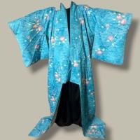 ราคา Kimono/ กิโมโน สีฟ้าลายดอกสวยๆ ยาว 160 ซม. (43852010202)