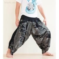 ราคา (เอว24-38นิ้ว)กางเกงผ้าฝ้ายทรงล้านนาใส่ได้ทั้งผู้หญิงและผู้ชาย (7858575658)