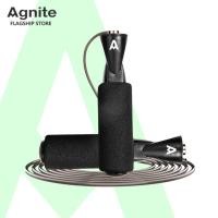 ราคา Agnite เชือกกระโดด ที่กระโดดเชือก แบบลวดสลิง หน้าปัดนับรอบ ปรับระดับสายได้ กระชับมือ Jump Rope (28009320362)
