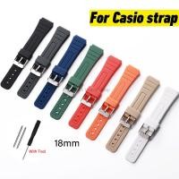 ราคา สายนาฬิกาซิลิโคนอ่อน 18 มม.สําหรับ Casio F84 F94 AE1200 F91W F105 F108 A158 นาฬิกาดิจิตอลยางสายนาฬิกากันน้ํา (42825180723)