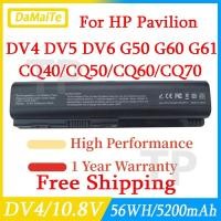 ราคา TP Laptop Battery For HP Pavilion DV4 DV5 DV6 G50 G60 G61 G70 G71 484170-001 484172-001 Compaq CQ40 CQ45 CQ50 CQ60 CQ61 (25005225611)