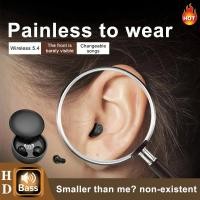 ราคา SK26 Bluetooth 5.4 Wireless Earphones Small Earbuds Sleeping Sport Invisible Headphones Bass Sound Quality Headset Slidi (24287667352)