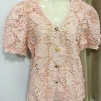 ราคา เสื้อแฟชั่นเกาหลี สีโอรส (2483858404)