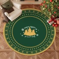 ราคา พรมเช็ดเท้าคริสต์มาส Gingerbread Man พรมเช็ดเท้าลื่นวันหยุดเสื่อเท้าพรมพื้นทรงกลมขนาดใหญ่ (42969013261)