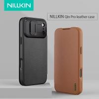 ราคา สําหรับ iPhone 17 Pro Max 17 Pro Case Nillkin Qin Pro Luxury Vintage PU หนังพร้อมช่องใส่การ์ด (43919594804)