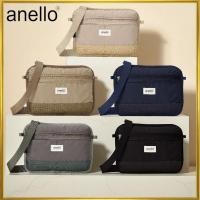 ราคา Anello Grande Mini Shoulder Bag Lightweight Water-Resistant Crossbody Model GTM0435 Black (26540223493)