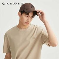 ราคา ❤ GIORDANO Men Letter Embroidery 100% Cotton Fashion Breahtable Moisture Wicking Quality Adjust (27090109830)