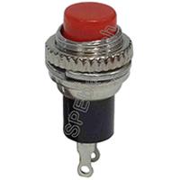 ราคา [ 5ชิ้น ] DS-314 สวิทช์กลม กดติด-ปล่อยดับ (Momentary) OFF-(ON) สีแดง (18871975630)