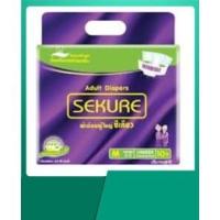 ราคา ❤️ส่งฟรี ผ้าอ้อมผู้ใหญ่ SECURE (ซีเคียว) ซึมซับดี นุ่ม ไม่ระคายผิว สบายขนาด M - L (รอบเอว 38-61 นิ้ว) 1 ห่อบรรจุ 10 ชิ้น (6610580922)