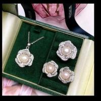 ราคา setไข่มุกแท้ 3ชิ้น สร้อยคอ แหวน ต่างหู flowe08 มุกทรงซาลาเปา สีมุกธรรมชาติ ฟรีกล่องค่ะ (18882770210)